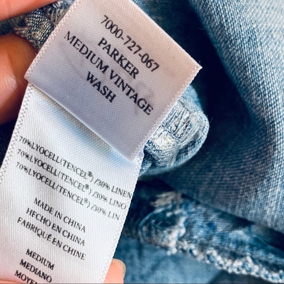 RAILS Size M Parker Romper blue chambray - Picture 7 of 7